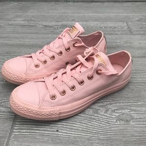 converse rose gold snake
